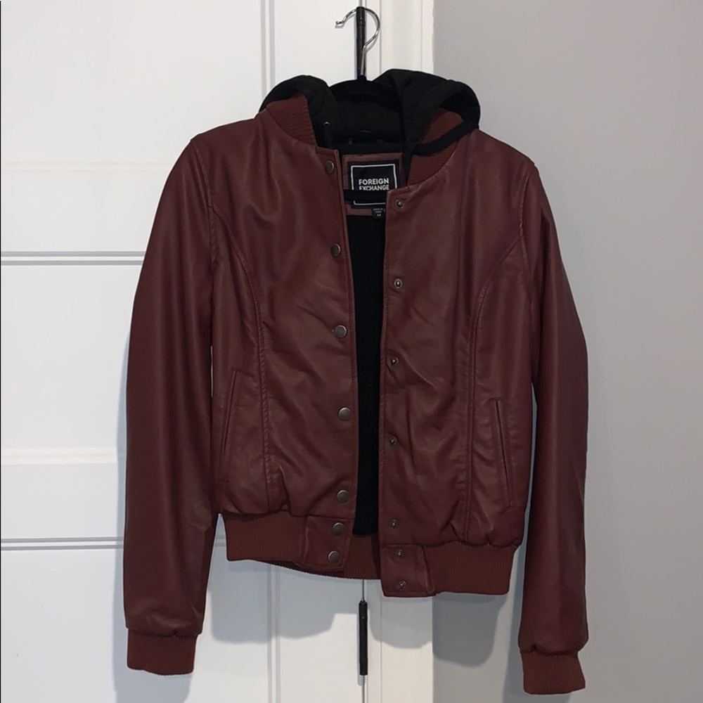 Foreign Exchange Leather Jacket
